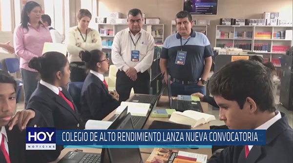 Chiclayo: Colegio de Alto Rendimiento lanza nueva convocatoria