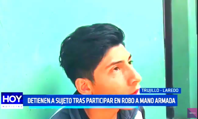 Detienen a sujeto tras participar en robo a mano armada
