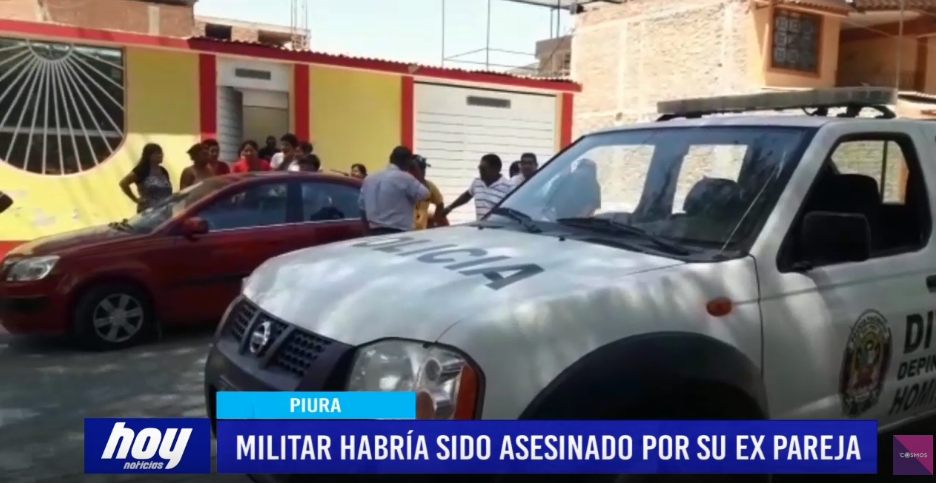 Piura: Militar habría sido asesinado por su ex pareja