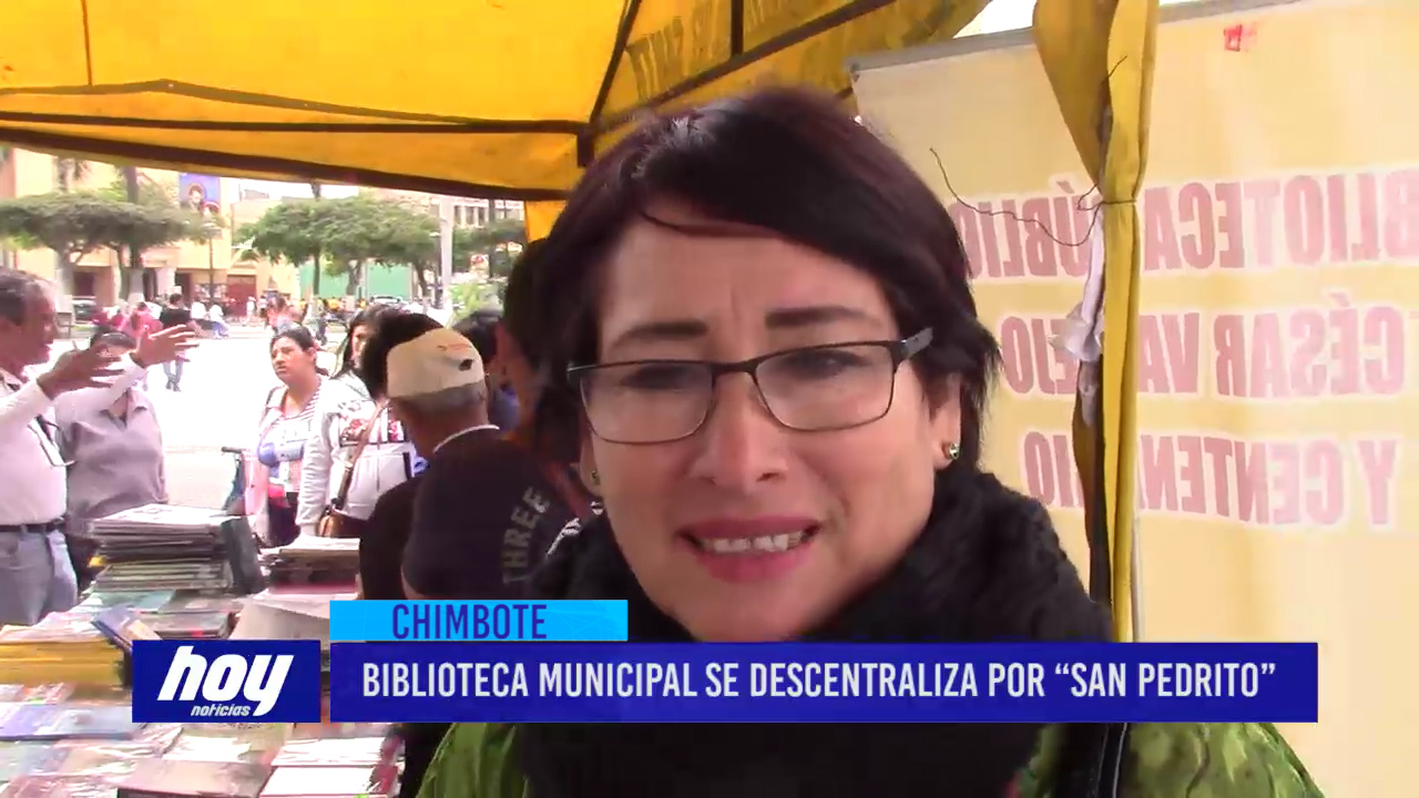Chimbote: Biblioteca municipal se descentraliza por “San Pedrito”
