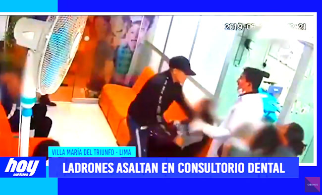 Lima: ladrones asaltan en consultorio dental en Villa María del Triunfo