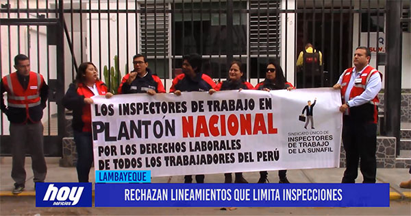 Chiclayo: Rechazan lineamientos que limita inspecciones