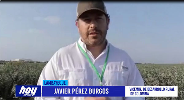 CHICLAYO: VICEMINISTRO DE DESARROLLO RURAL DE COLOMBIA VISITÓ PROYECTO OLMOS