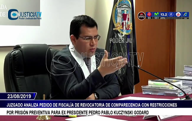 Poder Judicial rechazó pedido fiscal y PPK seguirá bajo arresto domiciliario