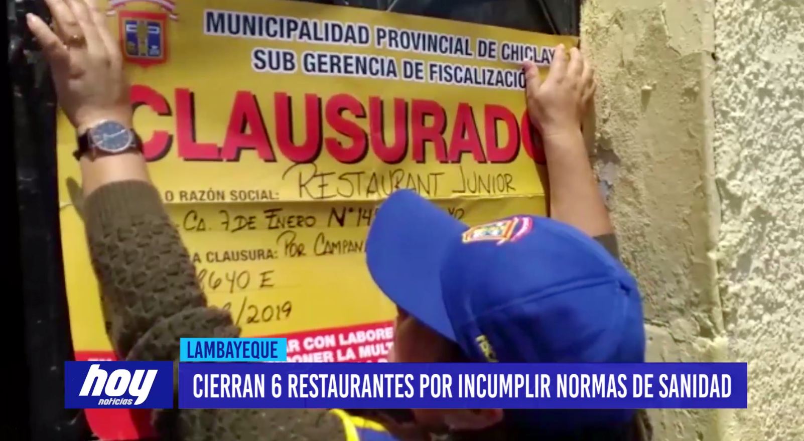Chiclayo: Cierran 6 restaurantes por incumplir normas de sanidad