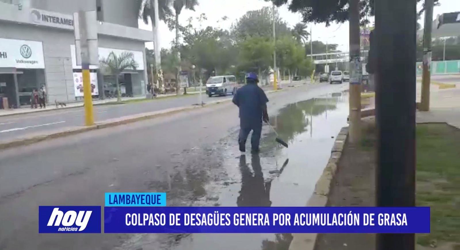 Chiclayo: Colapso de desagüe por acumulación de grasa