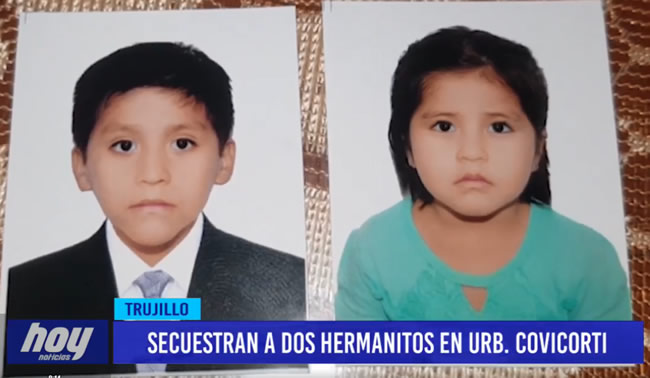 Secuestran a dos hermanitos en urbanización Covicorti