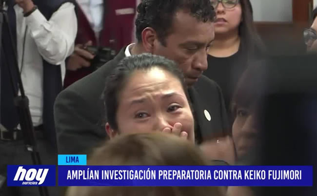 Amplían investigación preparatoria contra Keiko Fujimori