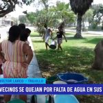 Vecinos se quejan por falta de agua en sus viviendas