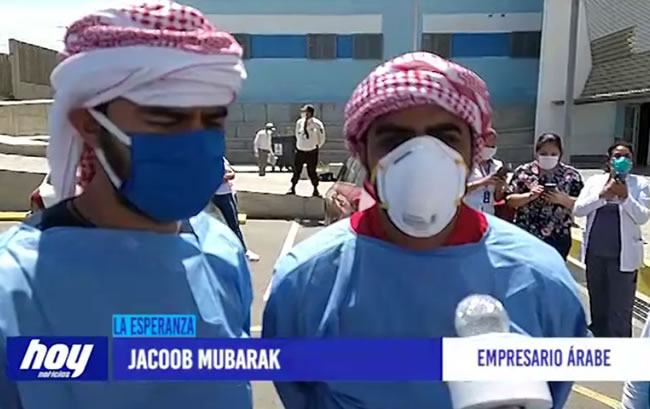 Empresario árabe donó cabina de desinfección a hospital Virgen de la puerta