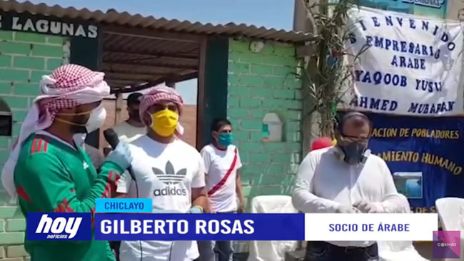 Empresario árabe Mubarack llevó a ayuda a 700 familias en Chiclayo