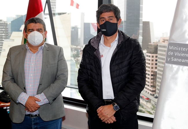 Congresista Acuña se reúne con ministro de Vivienda Carlos Lozada Congreso del Perú