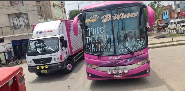Chiclayo: Cierran terminal terrestre por paro de transportistas