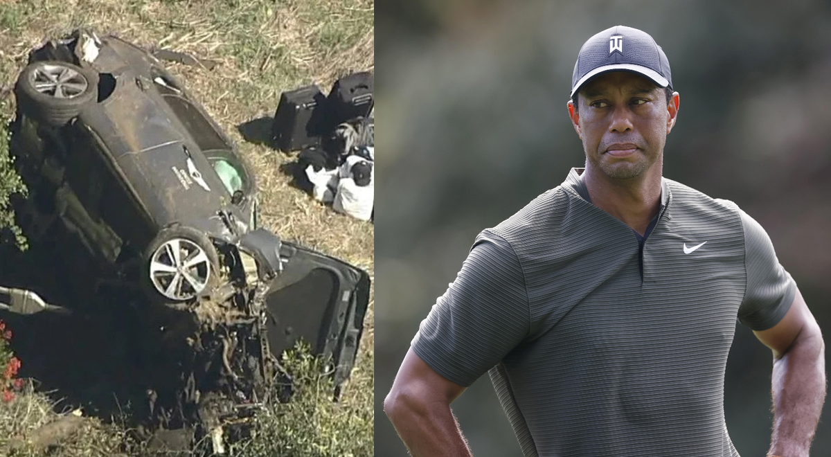 Golfista Tiger Woods, sufre aparatoso accidente automovilístico y conmueve: “Gracias a todos”