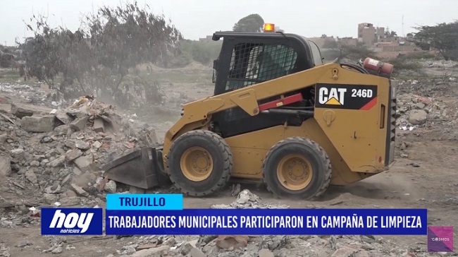 noticia02 Trabajadores municipales participaron en campaña de limpieza