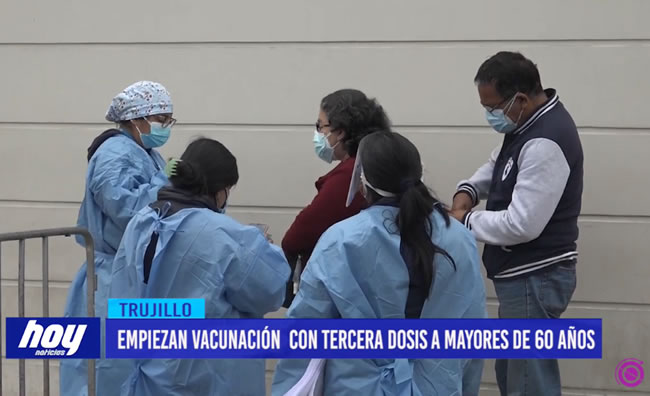 vacunacion-tercera-dosis Empiezan vacunación con tercera dosis a mayores de 60 años