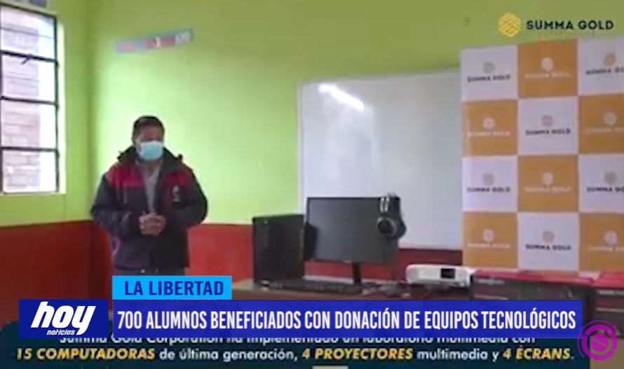 La Libertad: 700 alumnos beneficiados con donación de equipos tecnológicos La Libertad: 700 alumnos beneficiados con donación de equipos tecnológicos