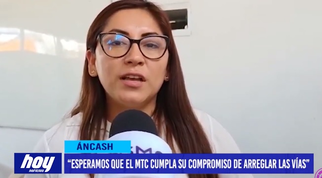 Áncash: “Esperamos que el MTC cumpla su compromiso de arreglar las vías” Áncash: “Esperamos que el MTC cumpla su compromiso de arreglar las vías”