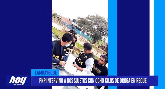 Lambayeque: PNP intervino a dos sujetos con ocho kilos de droga en reque Lambayeque: PNP intervino a dos sujetos con ocho kilos de droga en reque