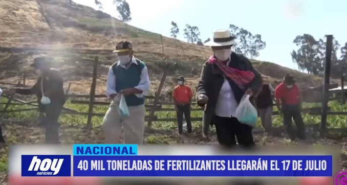 40 mil toneladas de fertilizantes llegarán el 17 de julio 40 mil toneladas de fertilizantes llegarán el 17 de julio