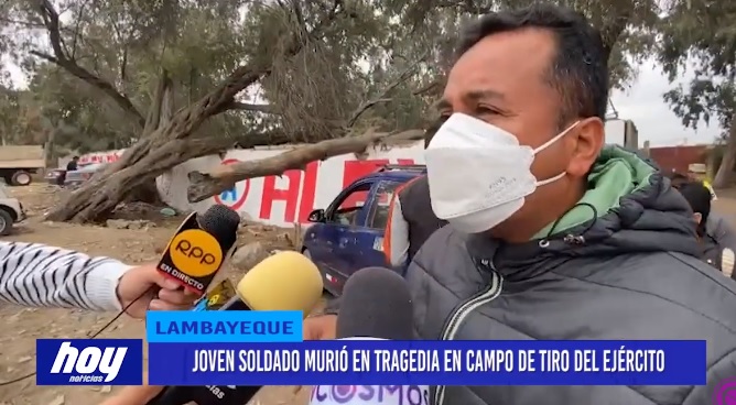Lambayeque: Joven soldado murió en tragedia en campo de tiro del ejército Lambayeque: Joven soldado murió en tragedia en campo de tiro del ejército