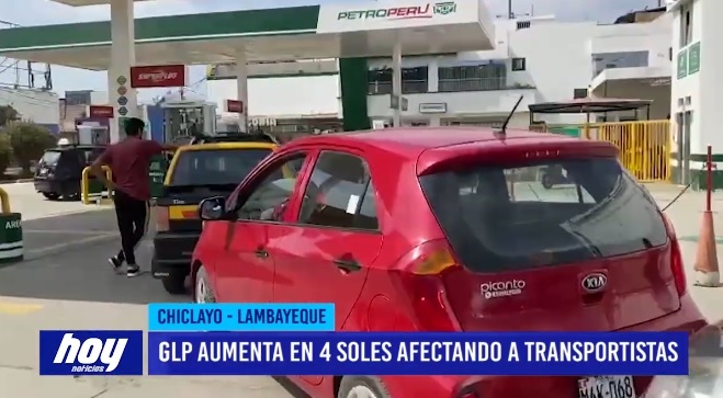 Chiclayo: GLP aumenta en 4 soles afectando a transportistas Chiclayo: GLP aumenta en 4 soles afectando a transportistas