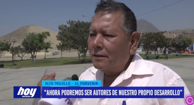 “Ahora podremos ser autores de nuestro propio desarrollo” distrito
