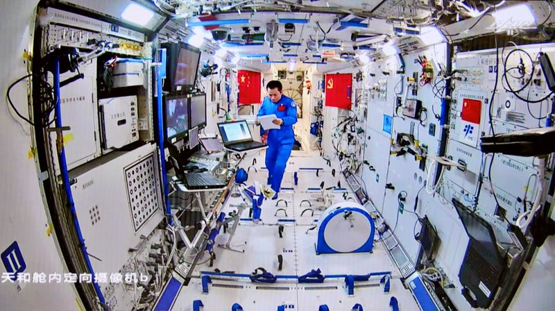 Tres astronautas chinos se incorporan a la estación espacial Tiangong -  Noticias del Perú, del mundo, marinera y primavera