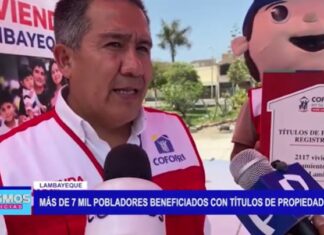 Lambayeque: Más de 7 mil pobladores beneficiados con títulos de propiedad mil pobladores beneficiados con títulos de propiedad