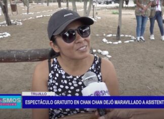 Trujillo: Espectáculo gratuito en Chan Chan dejó maravillado a asistentes
