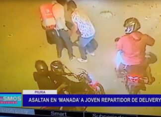 Piura: Asaltan en ‘manada’ a joven repartidor de delivery