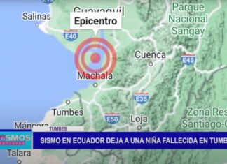 Tumbes: Sismo en Ecuador deja a una niña fallecida en Tumbes