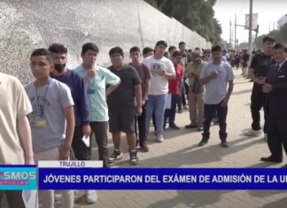 Trujillo: Jóvenes participaron del exámen de admisión de la UNT