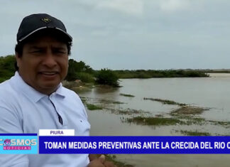 Piura: Toman medidas preventivas ante la crecida del río Chira