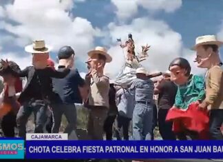 Cajamarca: Chota celebra fiesta patronal en honor a San Juan Bautista