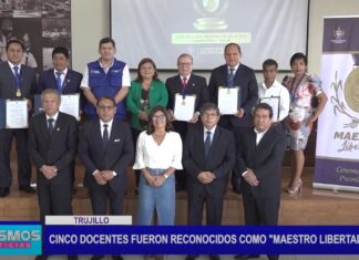 Trujillo Cinco docentes fueron reconocidos como «Maestro Libertad 2023»