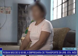 Trujillo: roban más de 60 mil soles a empresaria de transporte en Urb. Santa Inés