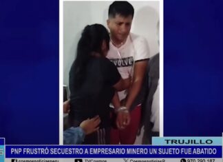 Trujillo: PNP frustró secuestro a empresario minero un sujeto fue abatido