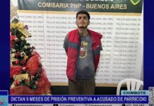 Chimbote: dictan 9 meses de prisión preventiva contra acusado de parricidio