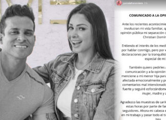 ¡Se acabó!: Pamela Franco anuncia su separación de Christian Domínguez