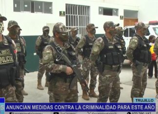 Trujillo: anuncian medidas contra la criminalidad para este año
