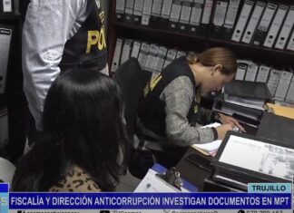 Trujillo: Fiscalía y Dirección Anticorrupción investigan documentos en MPT