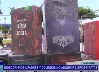 Nacional: Indecopi pide a padres y colegios no adquirir libros piratas