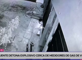 Trujillo: delincuente detona explosivo cerca de medidores de gas de vivienda