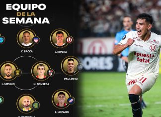 ¡Con harta garra!: José Rivera fue elegido en el equipo de la semana de CONMEBOL
