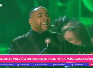Don Omar volvió a un escenario y canta sus mejores exitos – Premio Lo Nuestro 2024