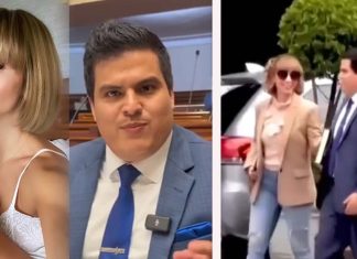 ¿Amor parlamentario?: Belén Estévez confirmó salidas con el congresista Diego Bazán