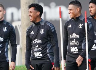 Selección peruana continúa los entrenamientos previo a amistoso