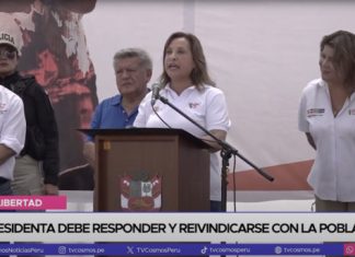 “La presidenta debe responder y reivindicarse con la población”
