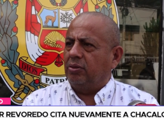 Víctor Revoredo cita nuevamente a Chacalón Jr.